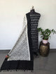Handloom Mercerised ikkat cotton salwar set (black) - KK259