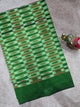 Mercerised warp ikkat saree - WW244