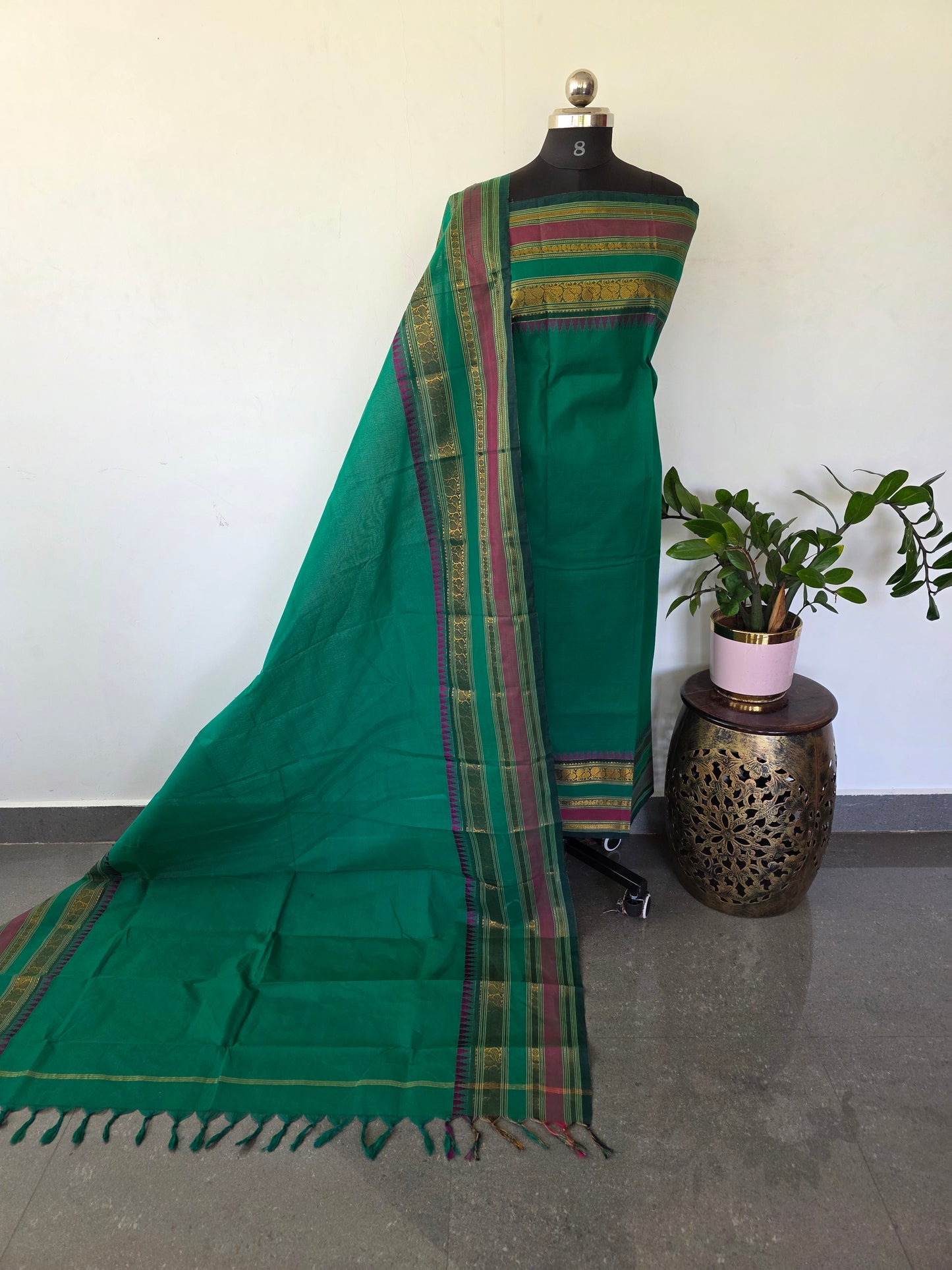 Premium chettinadu cotton salwar set -Ck224