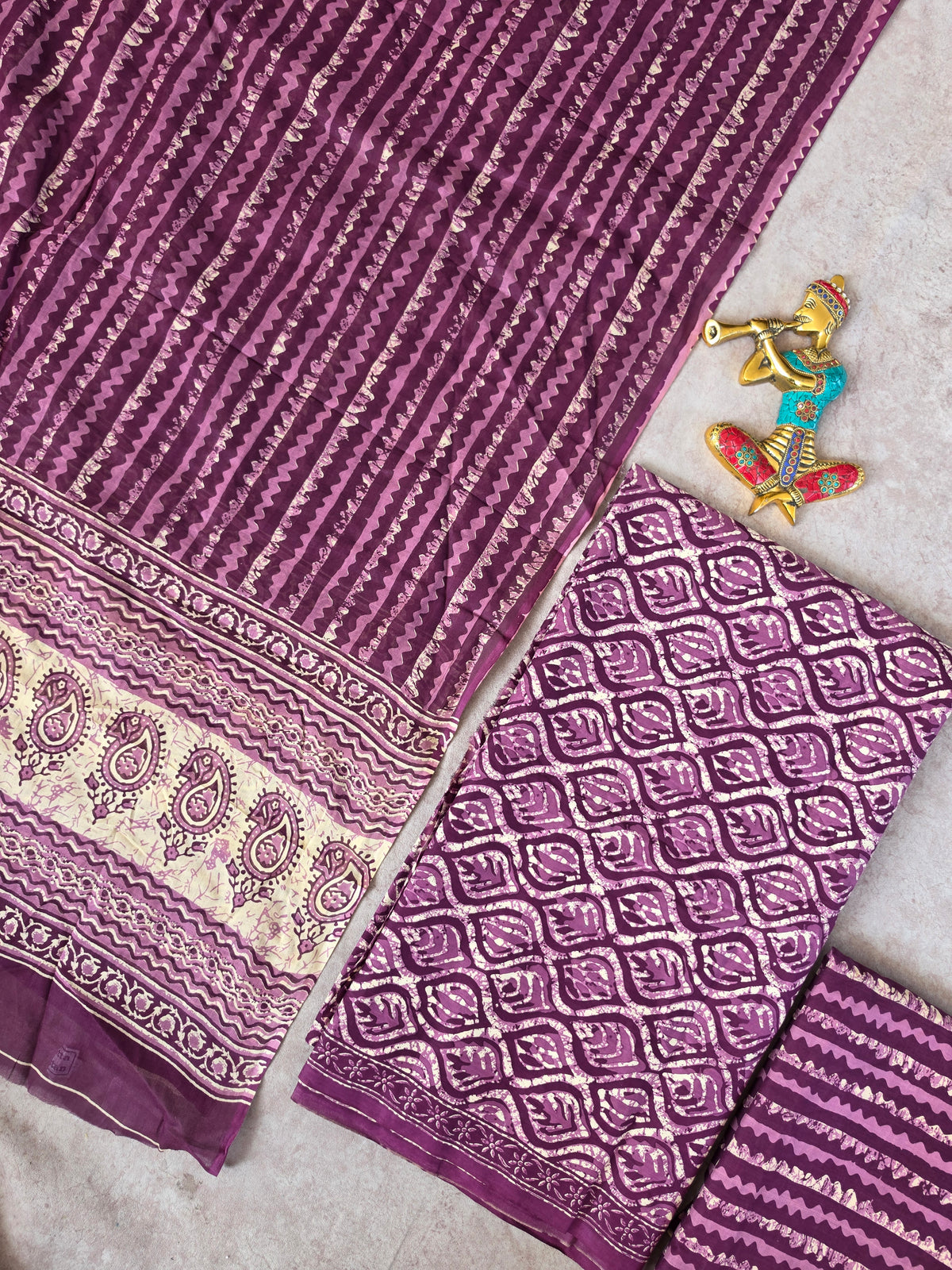 Jaipuri cotton salwar set - JA631