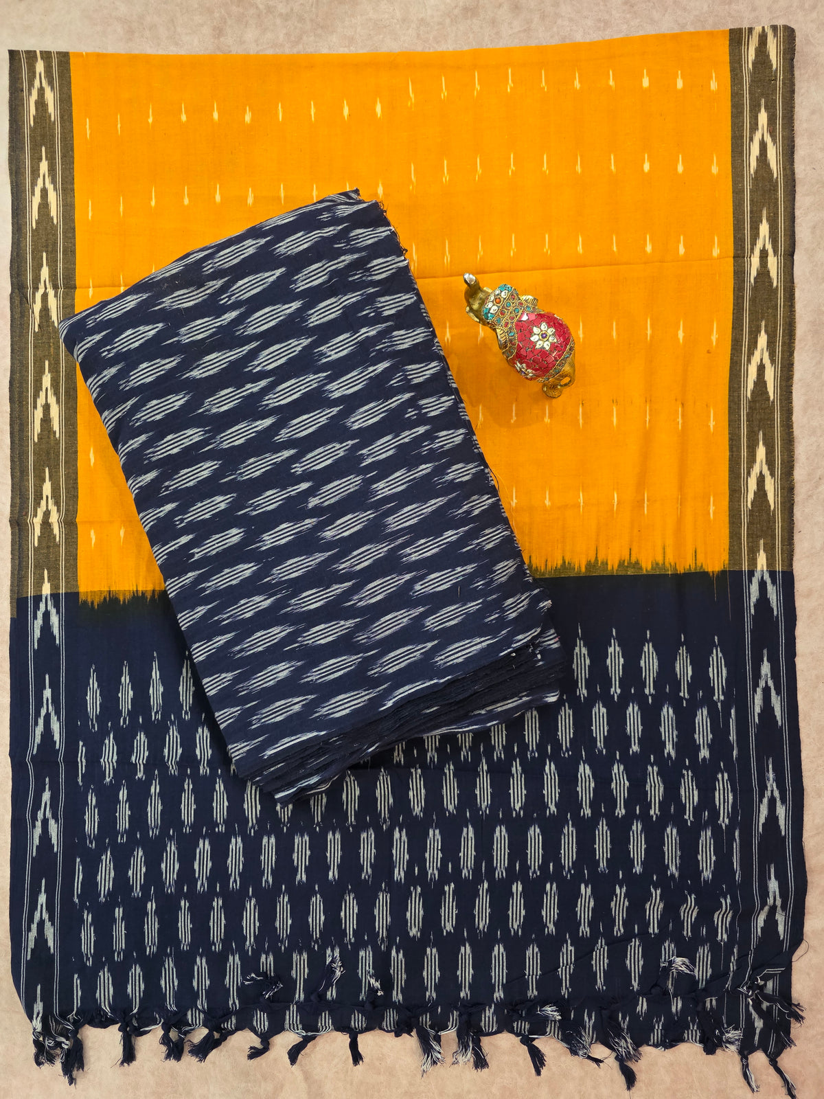 Pochampally ikkat cotton set -WW333