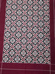 Handloom Telia rumal Double ikkat dupatta-WW738