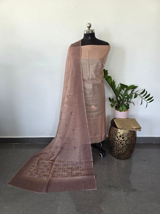 Fancy tussar silk set - CLA90