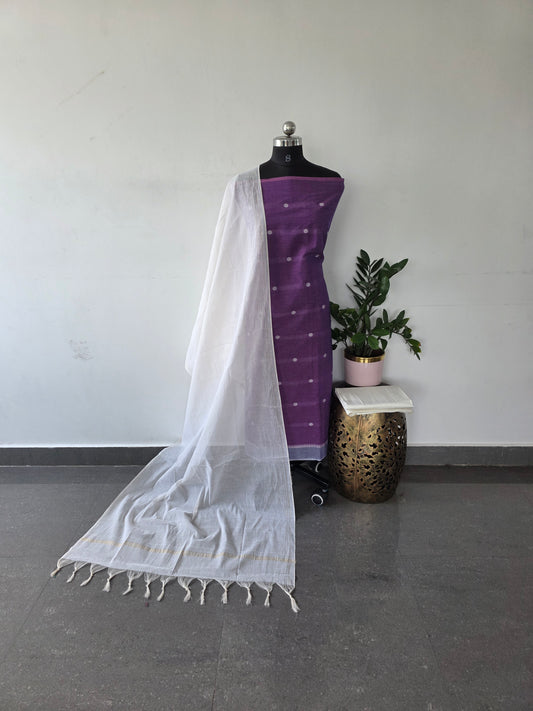 Pure handloom cotton set  - H18