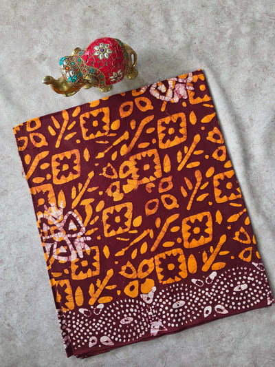 Double colour batik print Nighty /kaftan fabric (approx 3 meters) - NF101