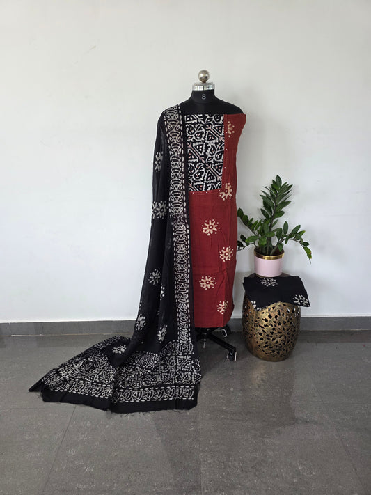 Pure kantha batik cotton set  - BA2