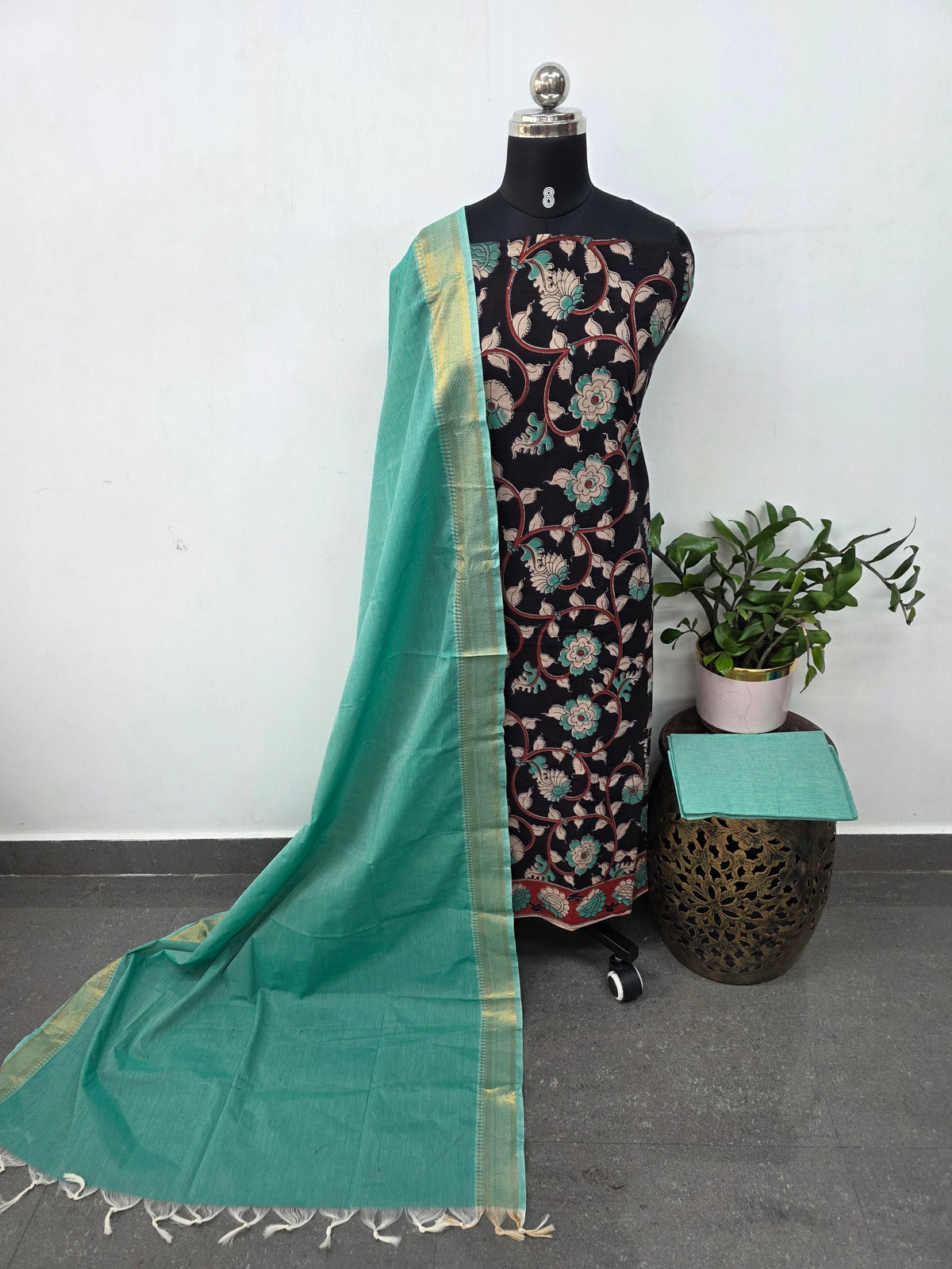 Kalamakari nizam border set-AK557