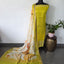Handloom mangalagiri silk top with pure mangalagiri digital silk shawl - ML14