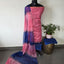 Handblock soft silk set with georgette shawl - GE260