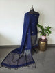 Premium handloom linen jamdhani set - JMM184