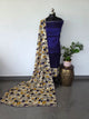 Handloom fusion mangalagiri kalamkari gap border silk salwar set - AK277