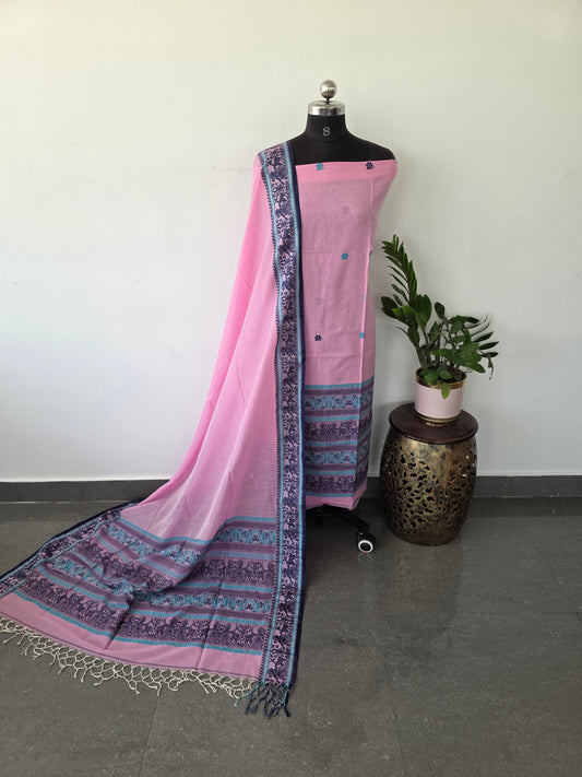 Baluchari pure mercerised cotton salwar - BB121