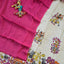 Penkalamkari- inspired Chennuri pure kalamkari silk set - AK142
