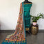 Handloom mangalagiri silk top with pure mangalagiri digital silk shawl - ML23
