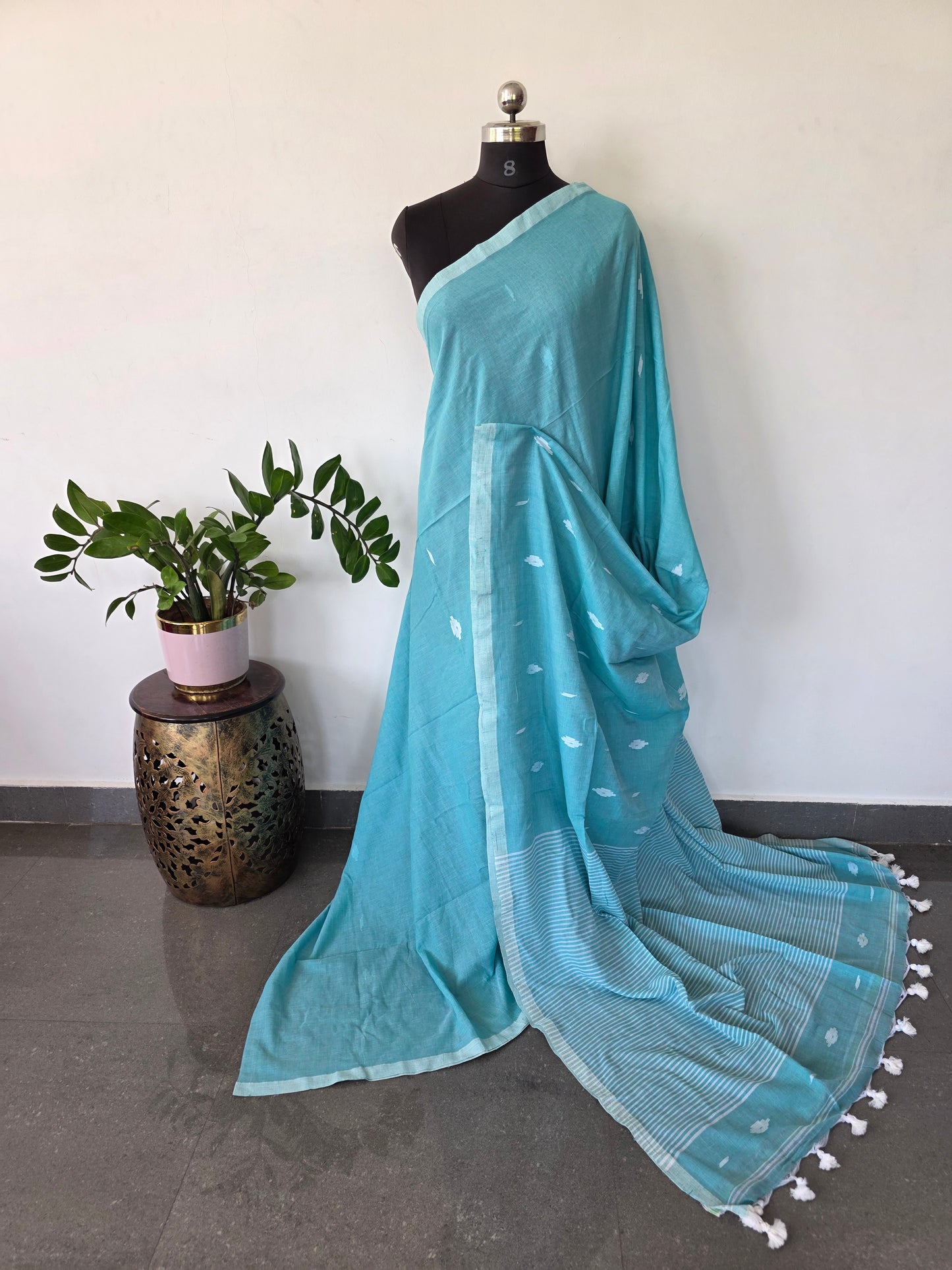 Malai cotton  West Bengal saree - BB596