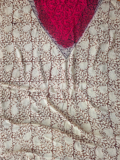 Handblock georgette salwar set -GE147