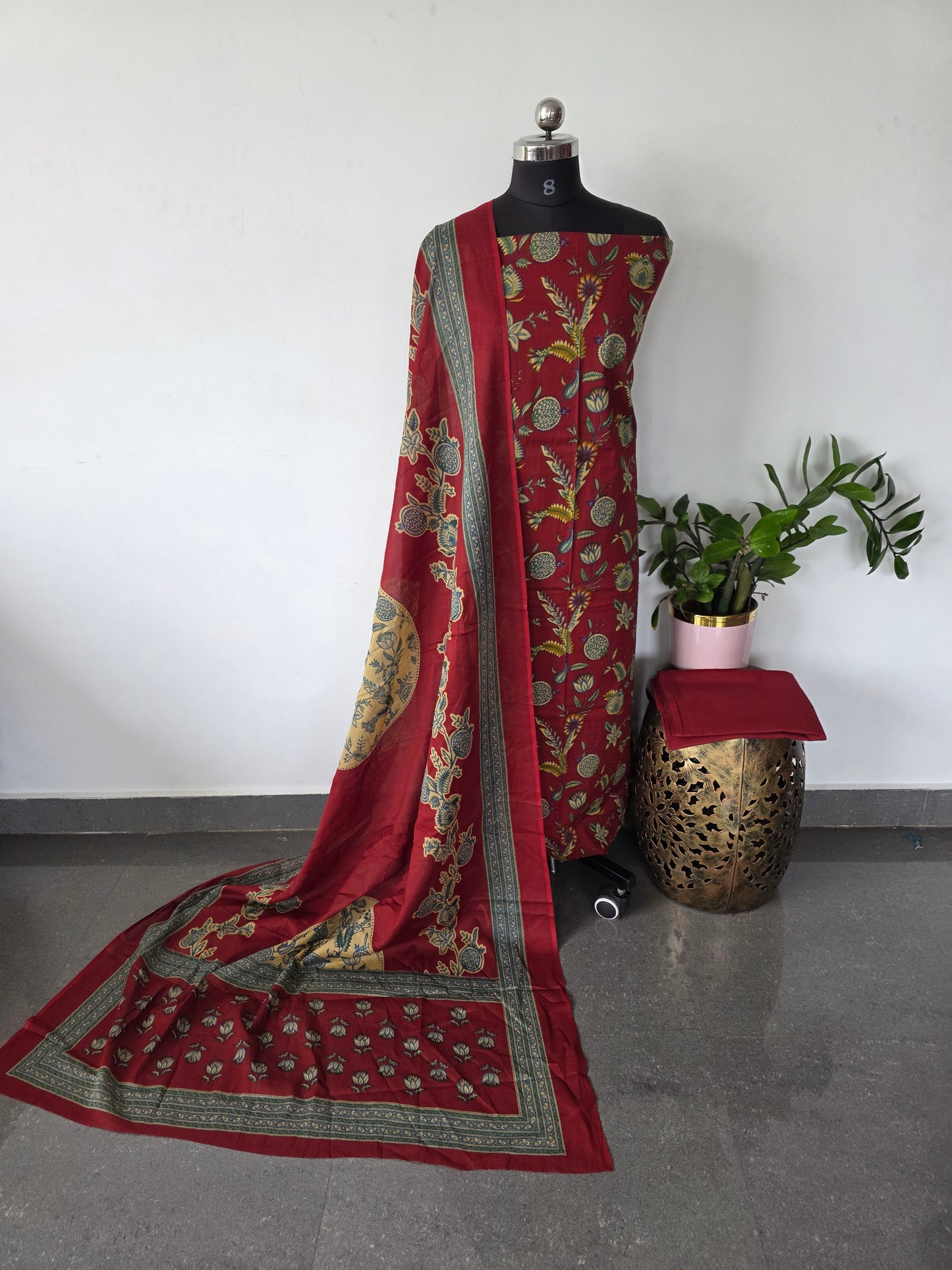 Jaipuri pure cotton salwar set - JA852