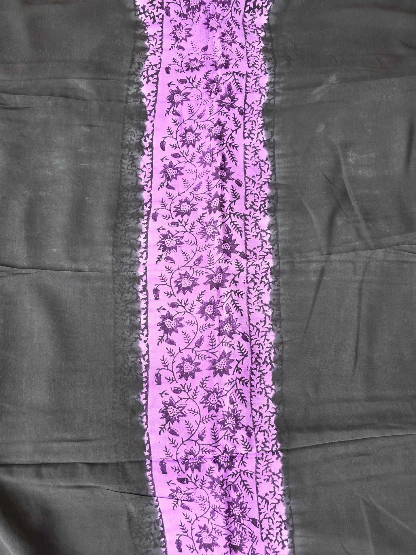 Handblock georgette salwar set - GE196