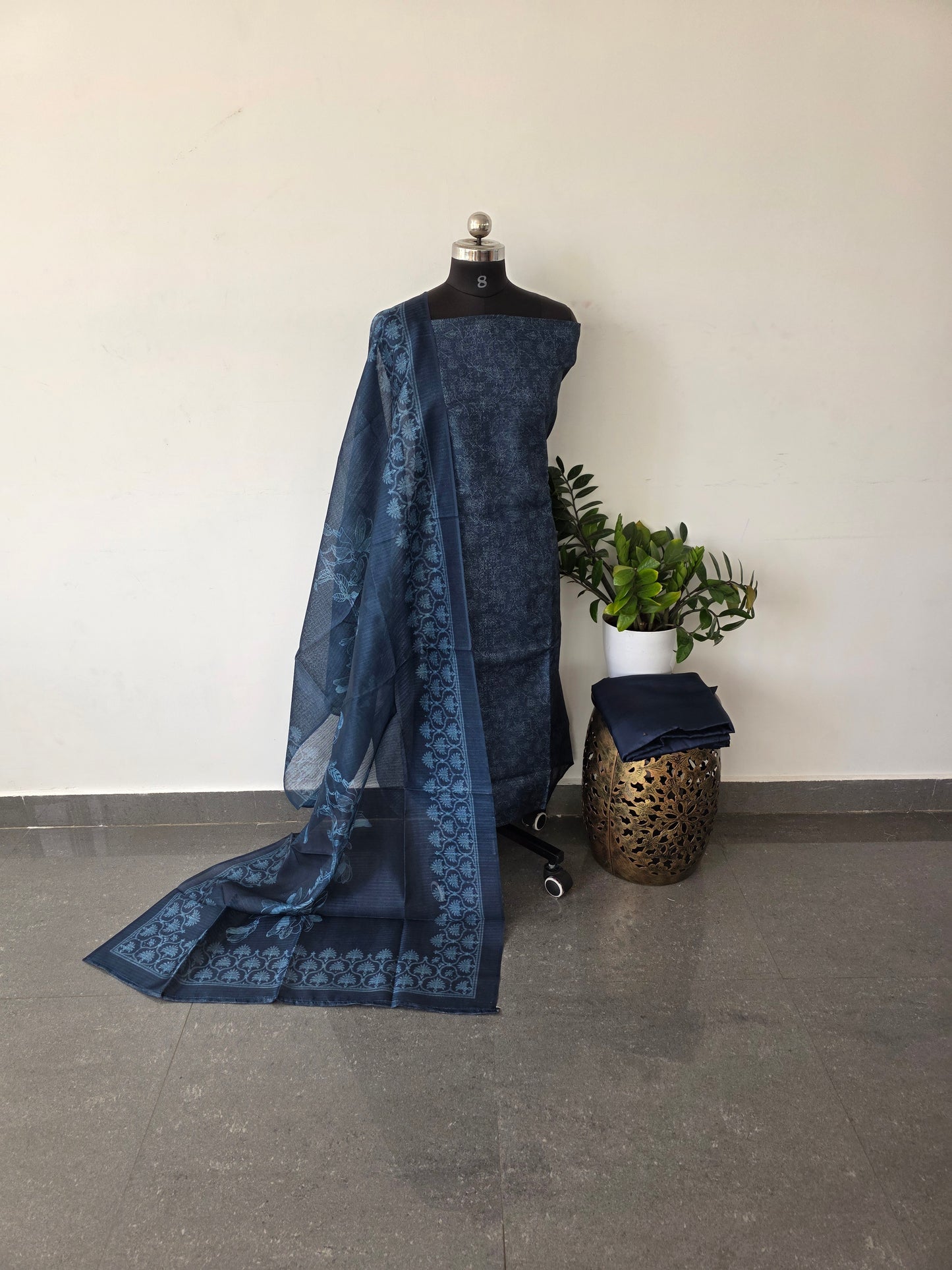 Premium boho silk set (2.5 mtrs)- CLA221