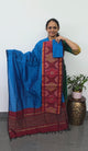 Pochampally sico set with ikkat damn -SD409