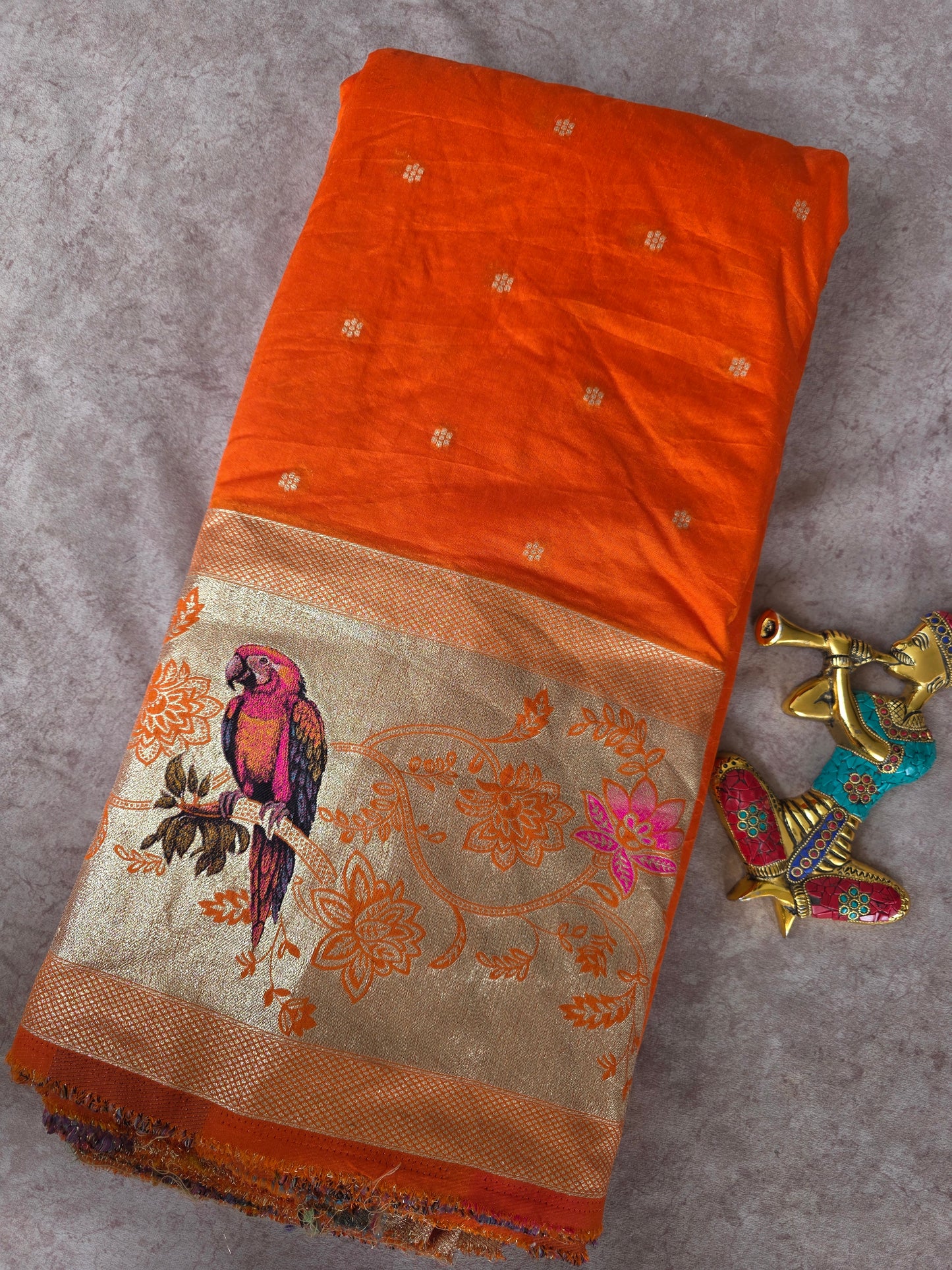 Premium dola silk paithani running material  - PRM4