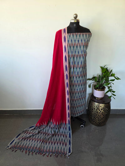Pochampally ikkat cotton set - KK90