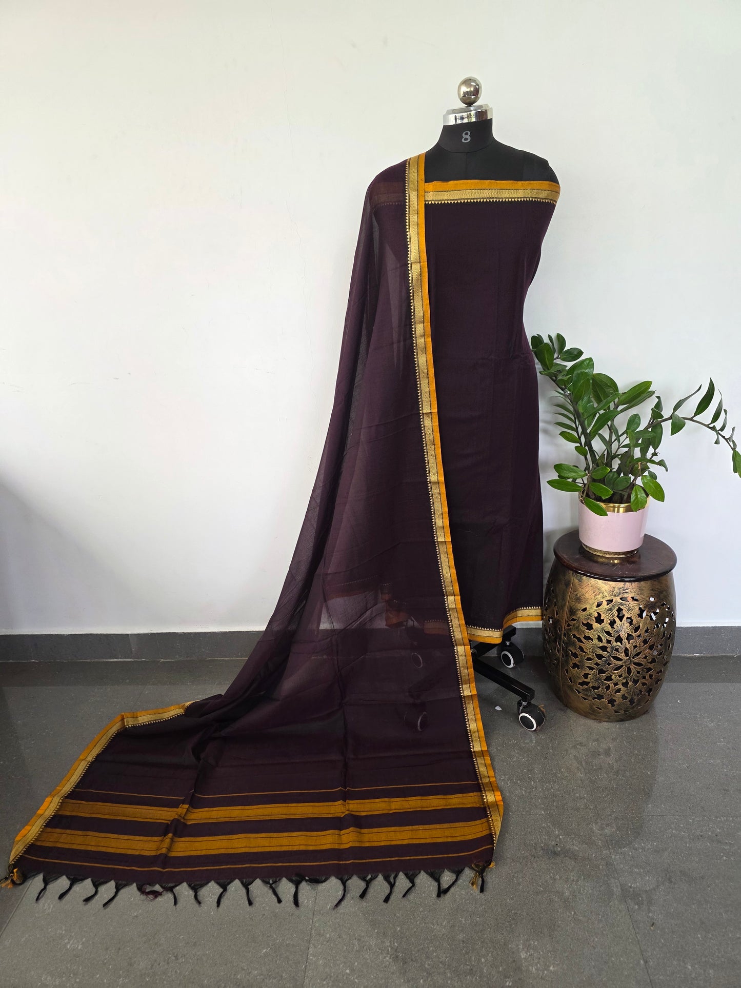 Mercerised narayanapet salwar set (4.5 meters)- NA391