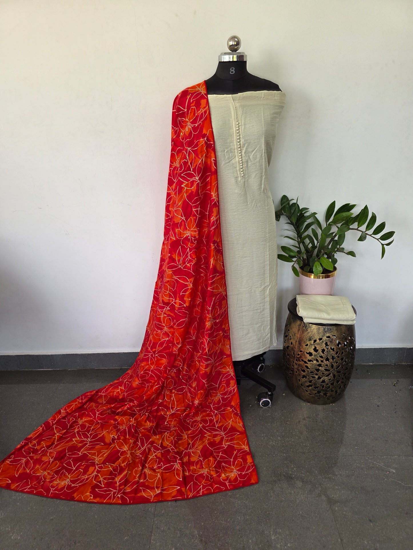 Fancy vichitra silk set - CLA470