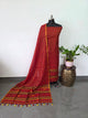 Premium mul khadi zari lines salwar set - MUL293