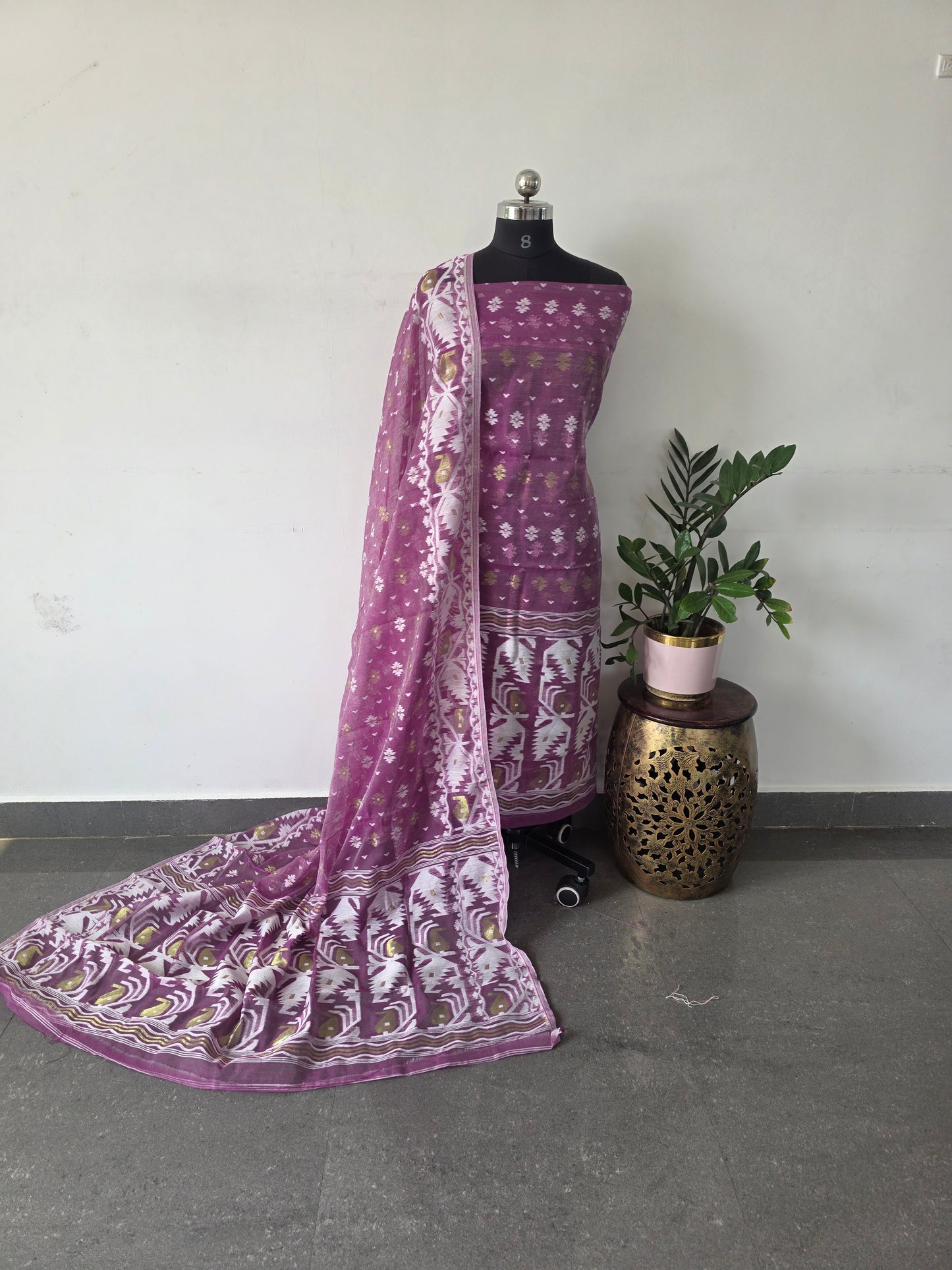Jamdhani silk cotton set  - 58