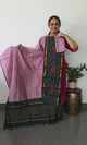 Pochampally sico set with ikkat damn -SZ333