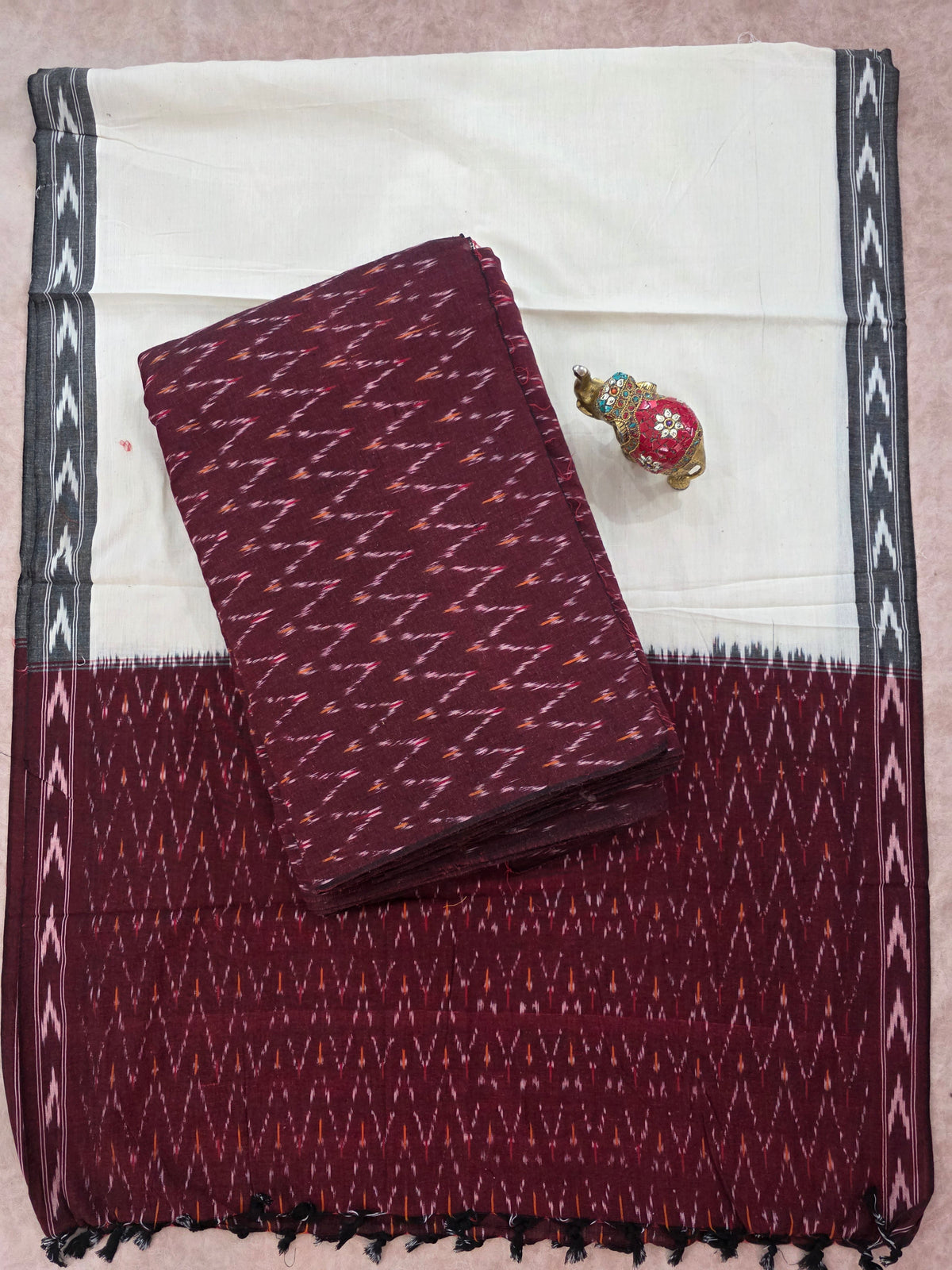 Pochampally ikkat cotton set -WW322