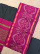 Pochampally sico set with ikkat damn - SD466