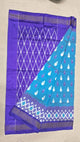 Handloom Mulberry pure Ikkat pattu saree- WW589