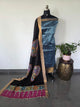 Handloom mangalagiri pattu with penkalamkari duppatta -MP14