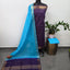 Checked Bhagalpuri fusion mangalagiri silk set - BA521