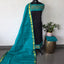 Madurai sungudi zari kattam salwar set (Blue)-MS120