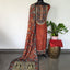 Penkalamkari inspired Muslin silk set-VM52