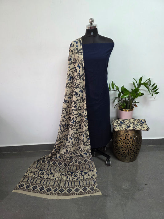 Authentic pure kalamkari cotton set - AK203