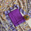 Gap border Mangalagiri kalamkari  silk sets ( 2.5 mtrs ) - GA3