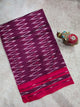 Mercerised warp ikkat saree - WW300