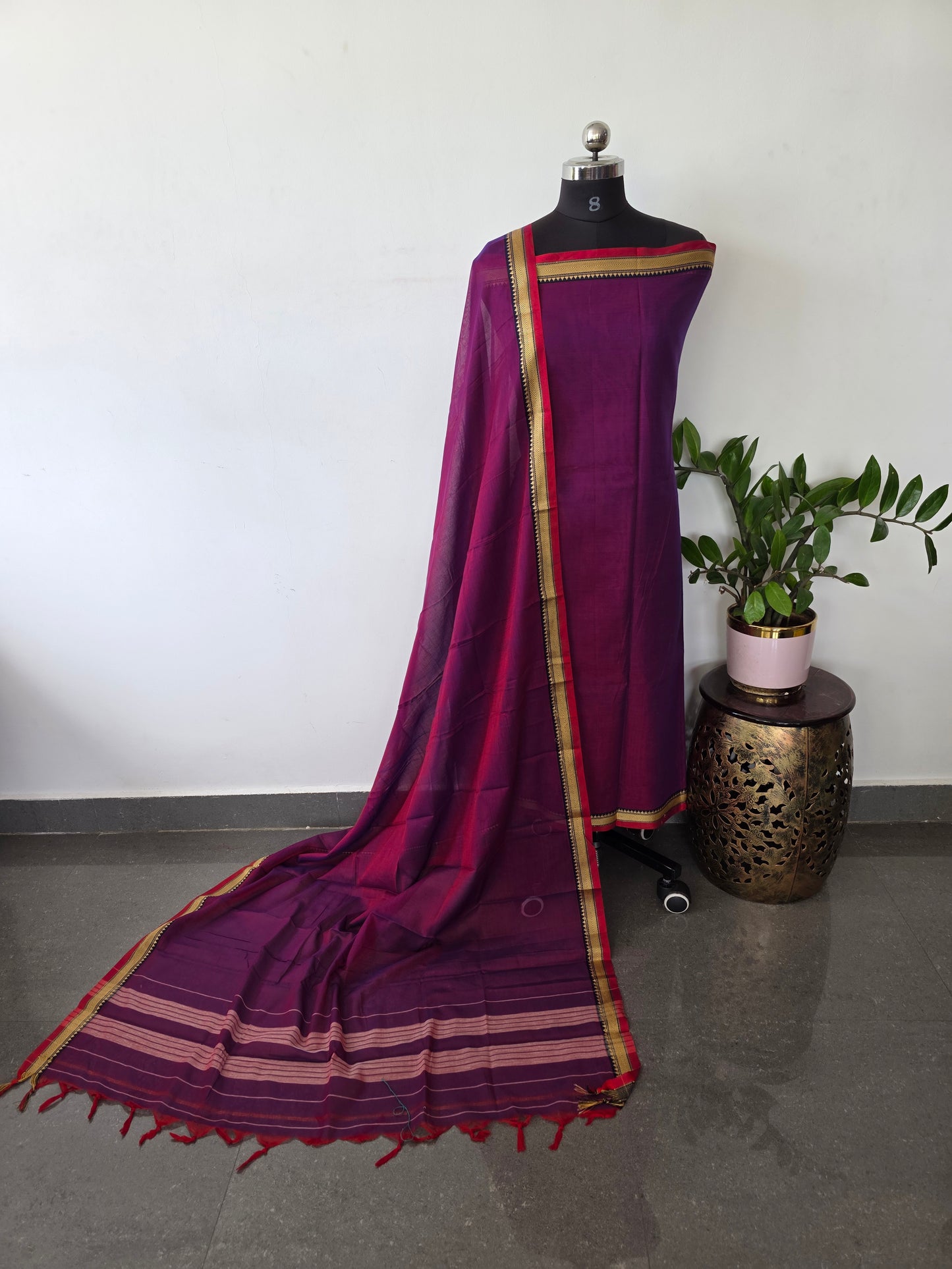 Mercerised  narayanapet salwar set  (4.5 meters)- NA329