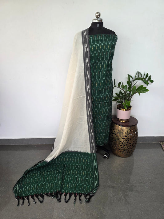 Pochampally ikkat cotton set - KK156