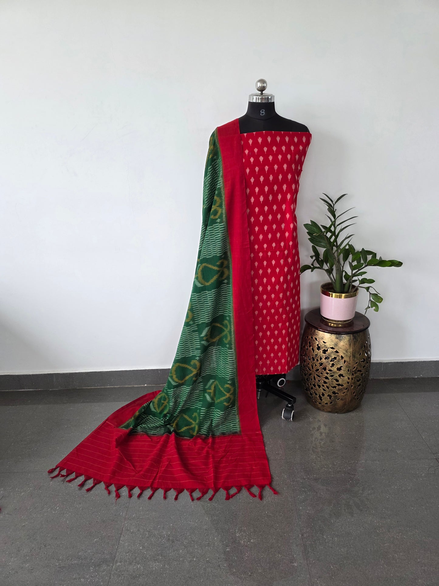 Mercerised silk cotton set-me8