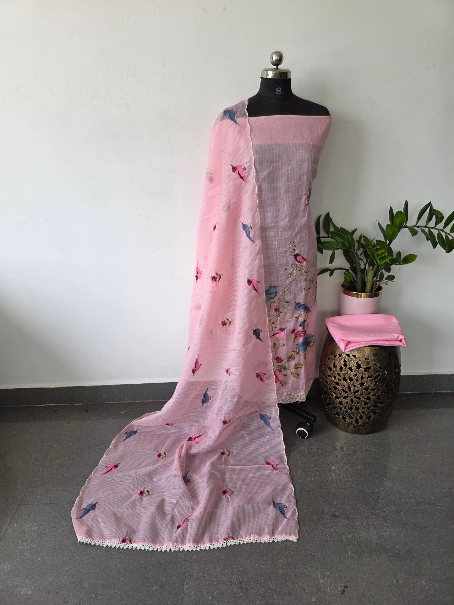 Embroidery Kota salwar set - KV41