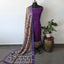 Gap border Mangalagiri kalamkari  silk sets ( 2.5 mtrs ) - GA3