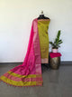 LT Mangalagiri pattu set with big border - MAA56