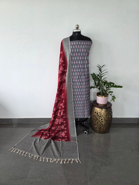 Mercerised silk cotton set-me9