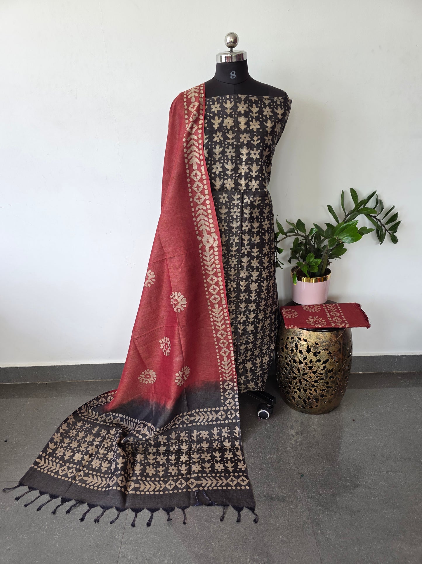 Bhagalpuri batik salwar set - BA462