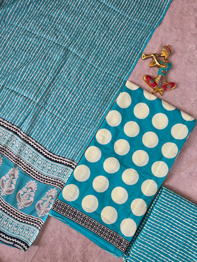 Jaipuri cotton salwar set - JA636